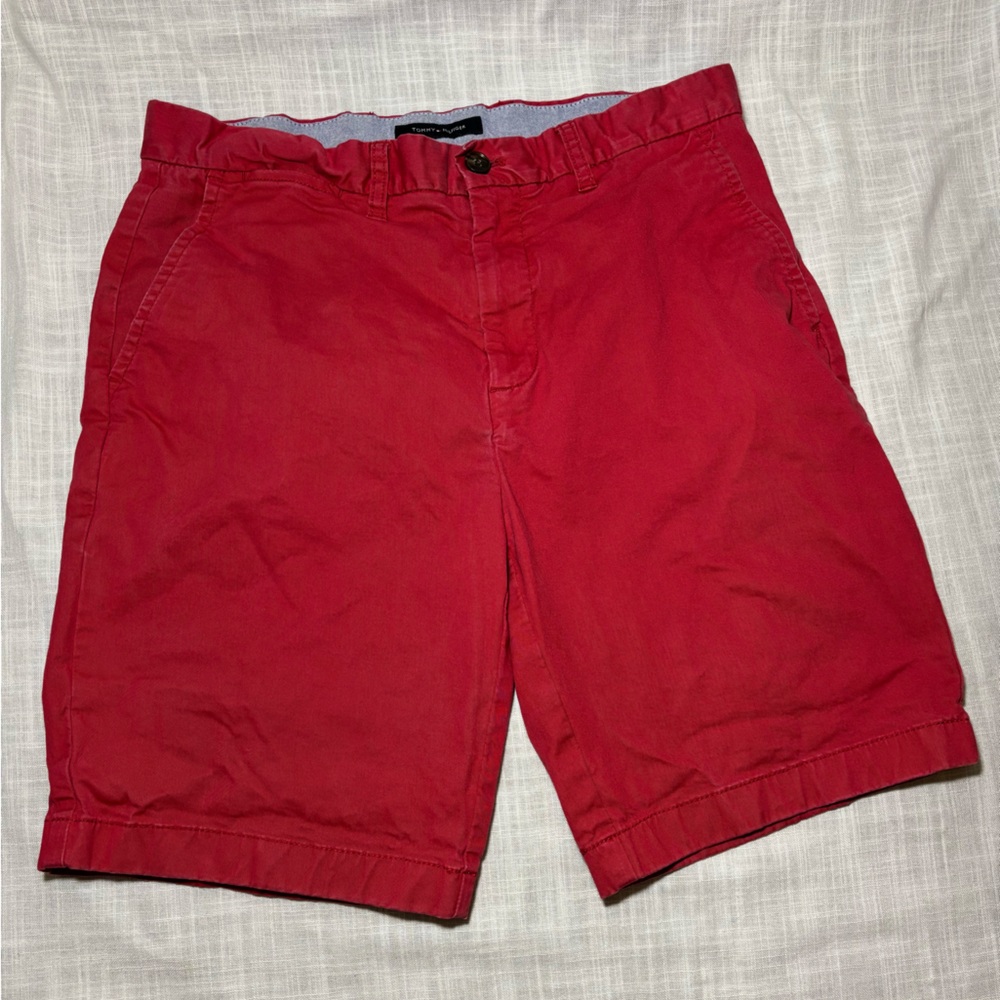 Men’s Red/Orange Tommy Hilfiger Shorts